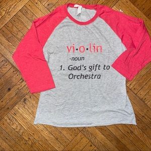Violin God’s Gift to the Orchestra Tee Shirt